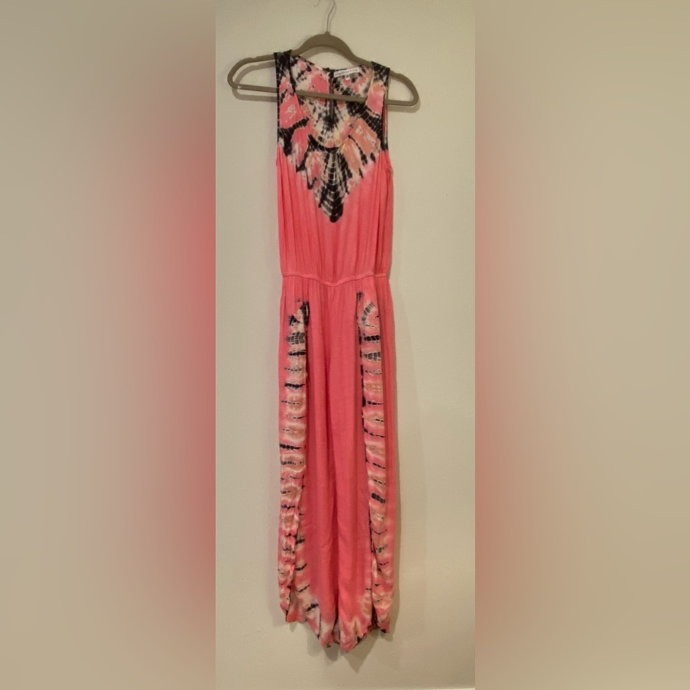 Young Fabulous and Broke Tye-Dye Split Pant Jumpsuit